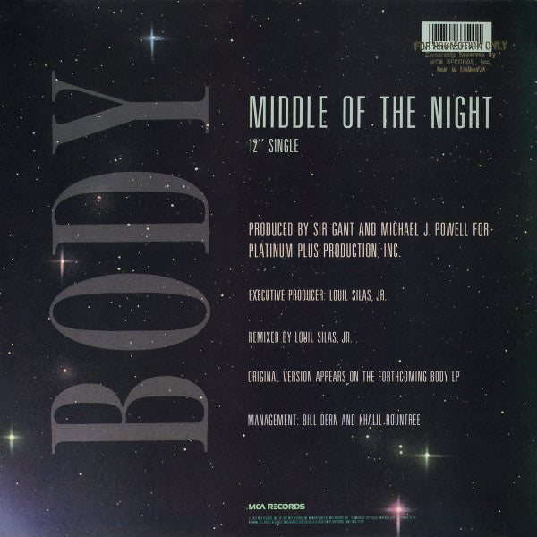 Body : Middle Of The Night (12", Single)