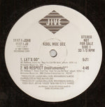 Kool Moe Dee : No Respect / Let's Go (12", Promo)