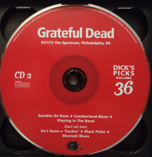 Grateful Dead* : Dick's Picks 36: 9/21/72 The Spectrum, Philadelphia, PA (4xHDCD, Album)
