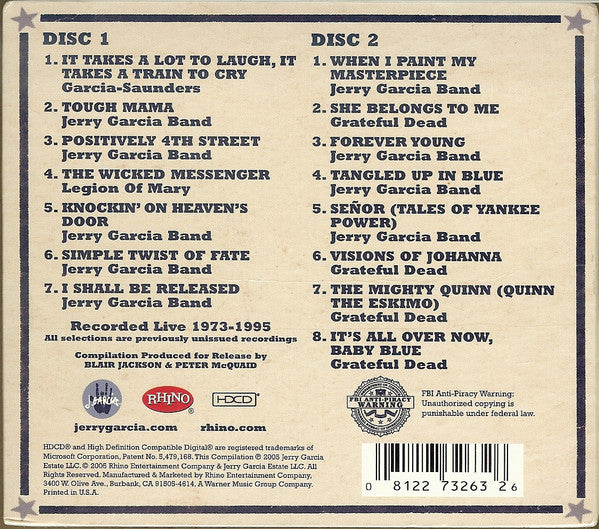 Jerry Garcia : Garcia Plays Dylan (3xHDCD, Album, Ltd)