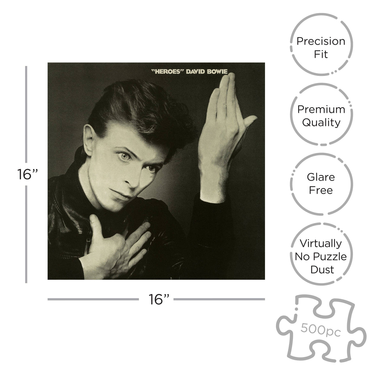 David Bowie Heroes (500 Piece Jigsaw Puzzle)