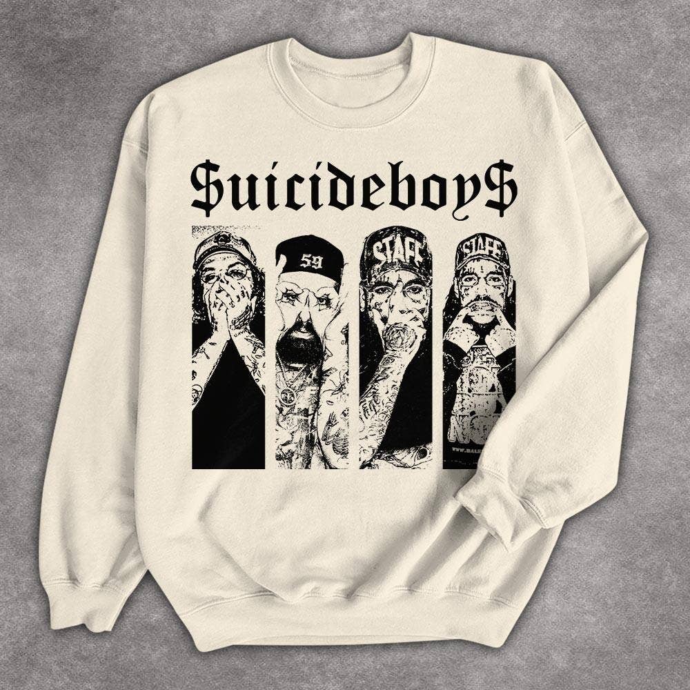 Vintage Suicideboys Music Concert Shirt