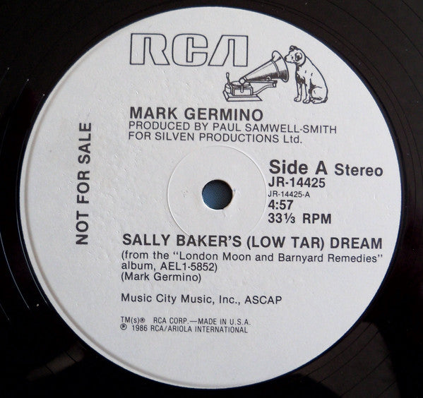 Mark Germino : Sally Baker's (Low Tar) Dream (12", Promo)