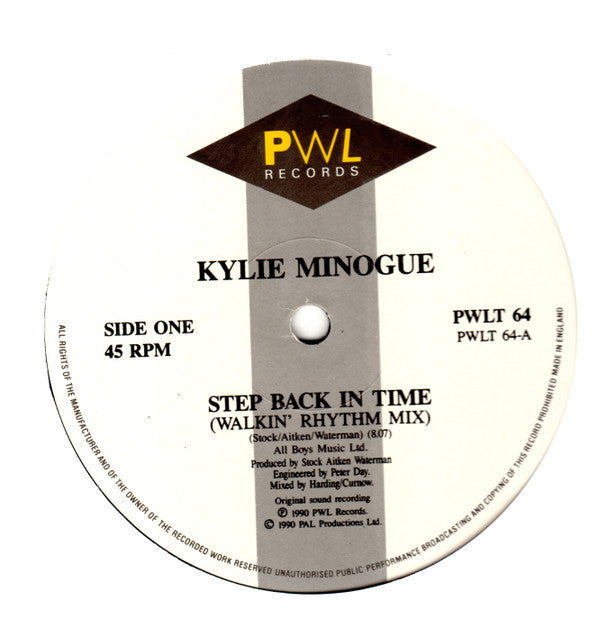 Kylie* : Step Back In Time (12")