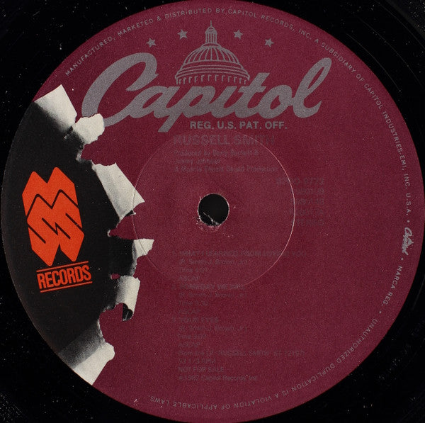 Russell Smith (5) : What I Learned From Loving You (12", Promo)