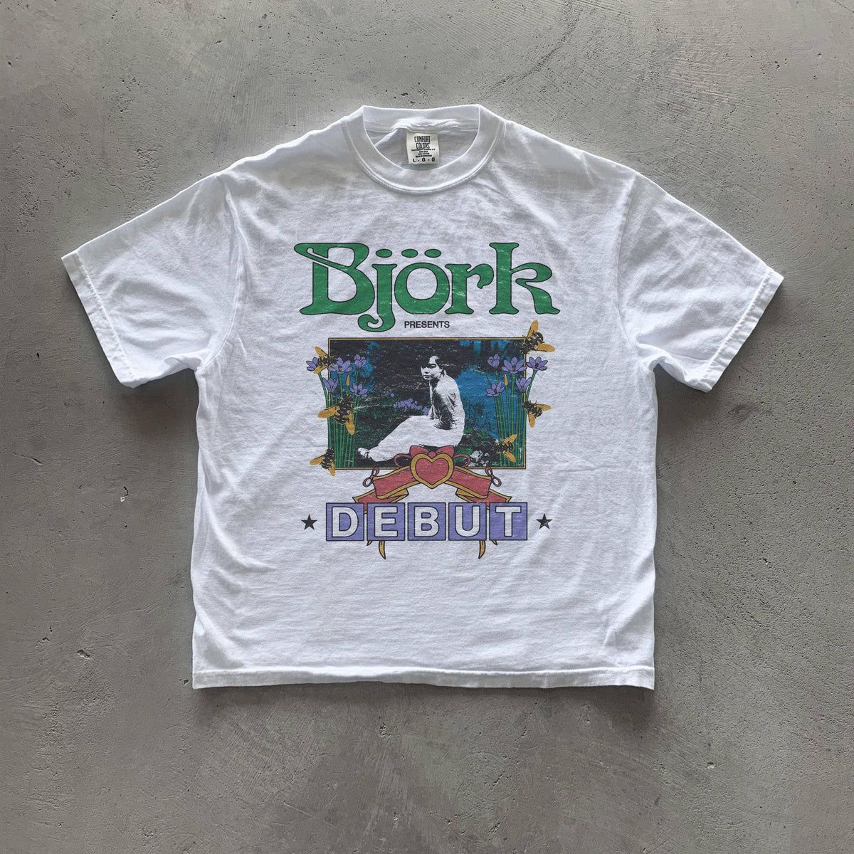 Vintage Unisex Bjork Graphic T-Shirt Music Fan Gift Fashion