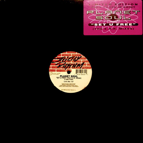 Planet Soul : Set U Free (The E.H.R. Mixes) (12", Ltd)