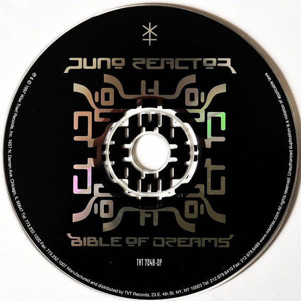Juno Reactor : Bible Of Dreams (CD, Album, Promo, Car)