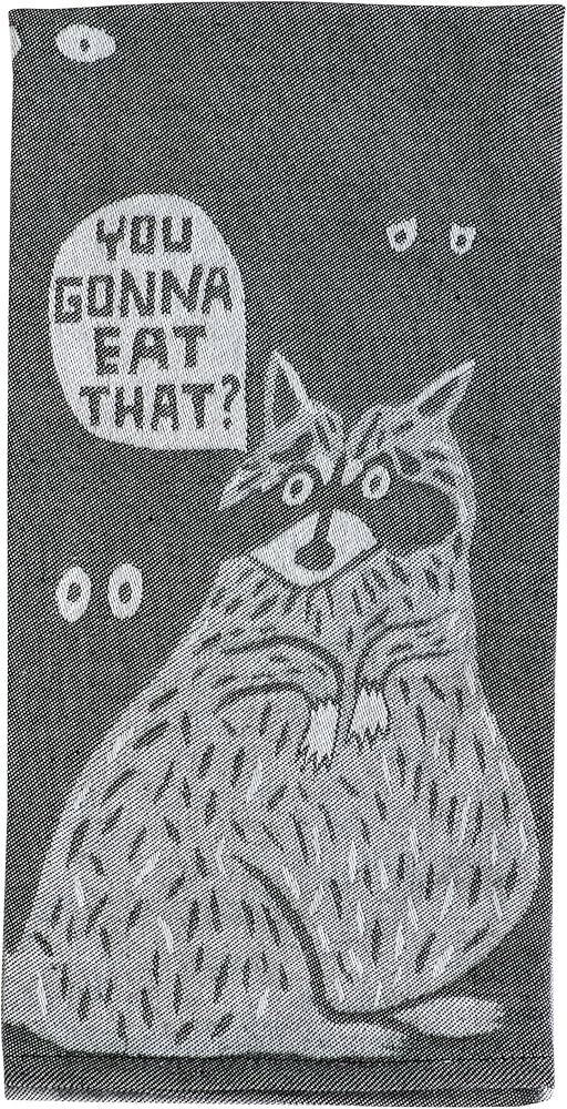 Blue Q Cotton Dish Towel - You Gonna Eat That?