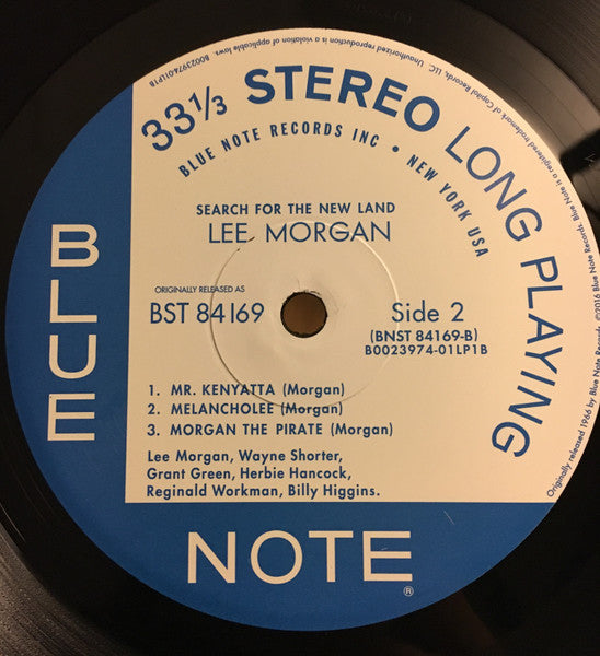Lee Morgan : Search For The New Land (LP, Album, Ltd, RE, 180)