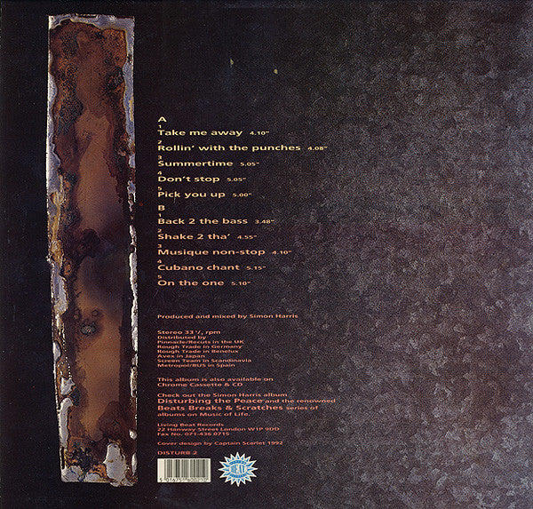Simon Harris : Back 2 The Bass (LP, Album)