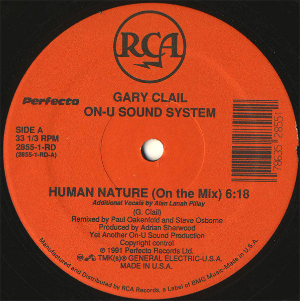 Gary Clail & On-U Sound System : Human Nature (12", Single)