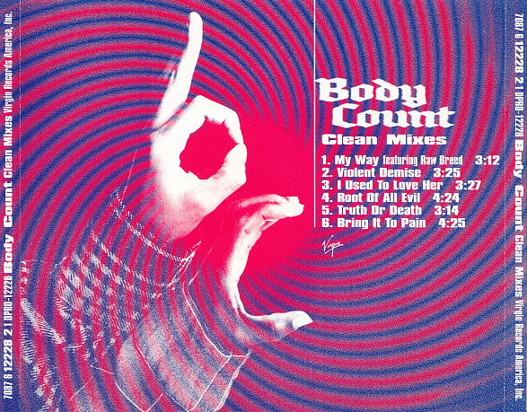 Body Count (2) : Clean Mixes (CD, EP, Promo)