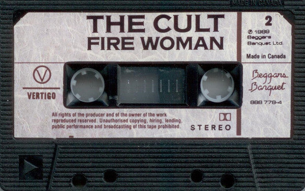 The Cult : Fire Woman (Cass, EP, Dol)