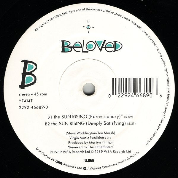 Beloved* : The Sun Rising (12", Single)