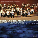 the album cover for Carlos Kalmar - American Orchestral Works