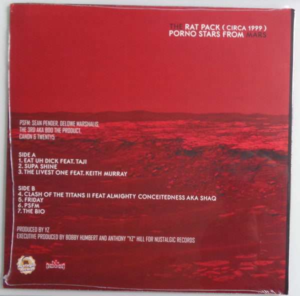 THE RAT PACK (4) : Porno Stars From Mars (PSFM)(12", EP, Ltd, Red)