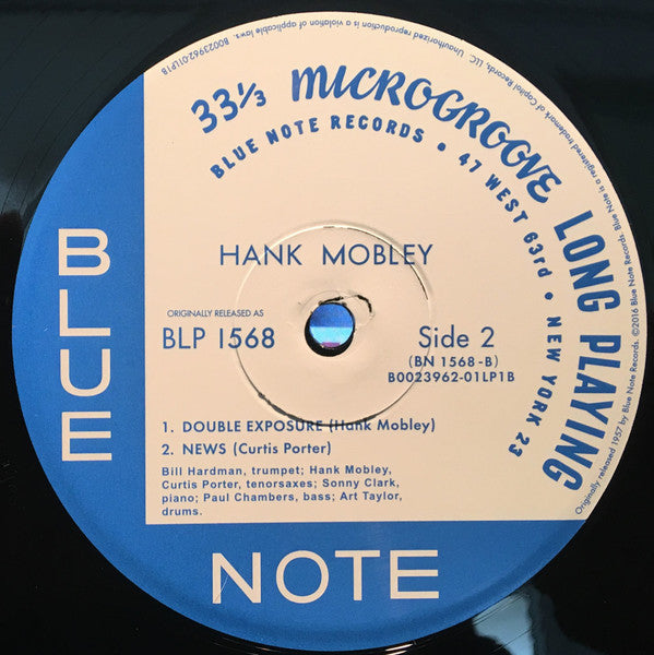 Hank Mobley : Hank Mobley (LP, Album, Mono, RE, 180)