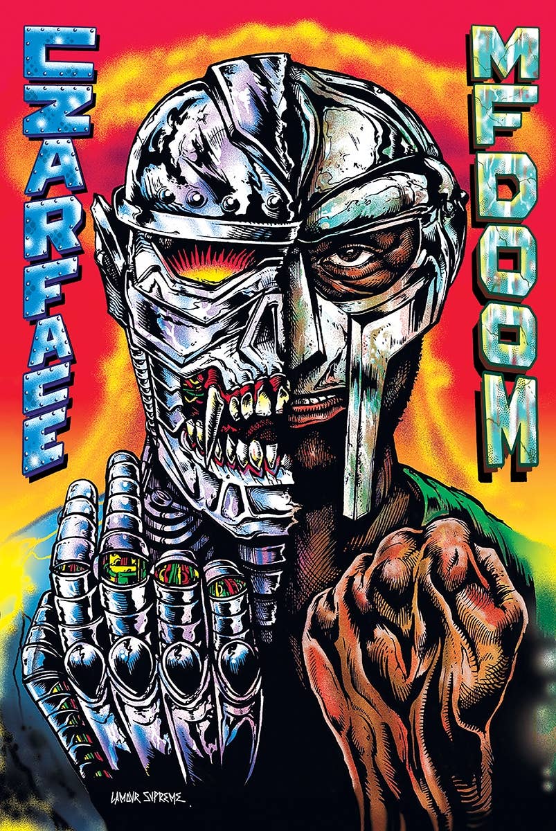 MF DOOM Czarface Meets Metal Face Hip-Hop Music Album Cover