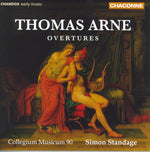 the album cover for Simon Standage - Overtures
