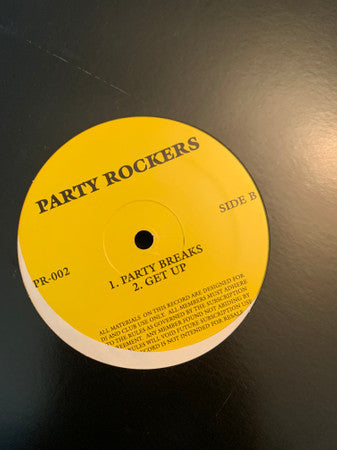 Party Rockers : Party Rockers (12", EP, Unofficial)