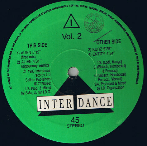 Interdance (2) : Vol. 2 (12")