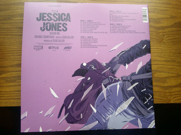 Sean Callery : Jessica Jones - Season One (Original Soundtrack) (2xLP, Album, Ltd, Pur)