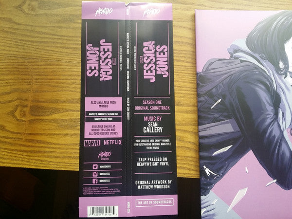 Sean Callery : Jessica Jones - Season One (Original Soundtrack) (2xLP, Album, Ltd, Pur)