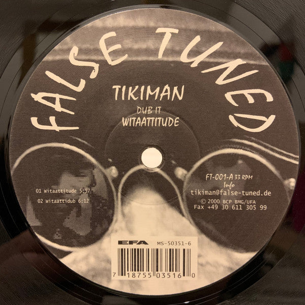 Tikiman : Dub It Witaattitude (12")