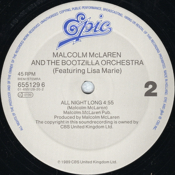 Lisa Marie With Malcolm McLaren & The Bootzilla Orchestra* : Something's Jumpin' In Your Shirt (12", Maxi)