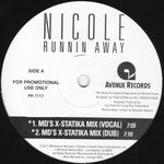 Nicole* : Runnin Away (12", Ltd, Promo)