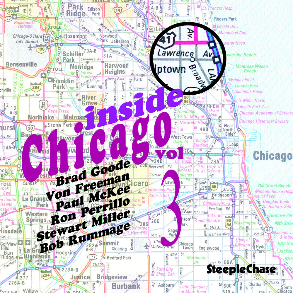 the album cover for Brad Goode & Von Freeman - Vol. 3-Inside Chicago [Import]
