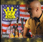 the album cover for P-Spot - P.P.King (American Pharaoh)