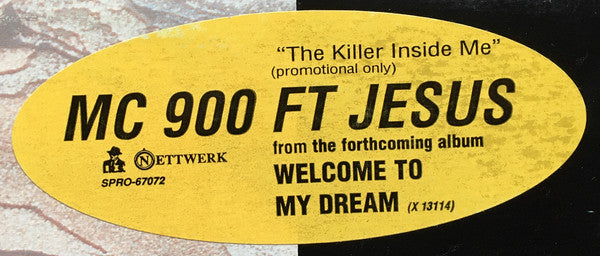 MC 900 Ft Jesus : Killer Inside Me (12", Single, Promo)