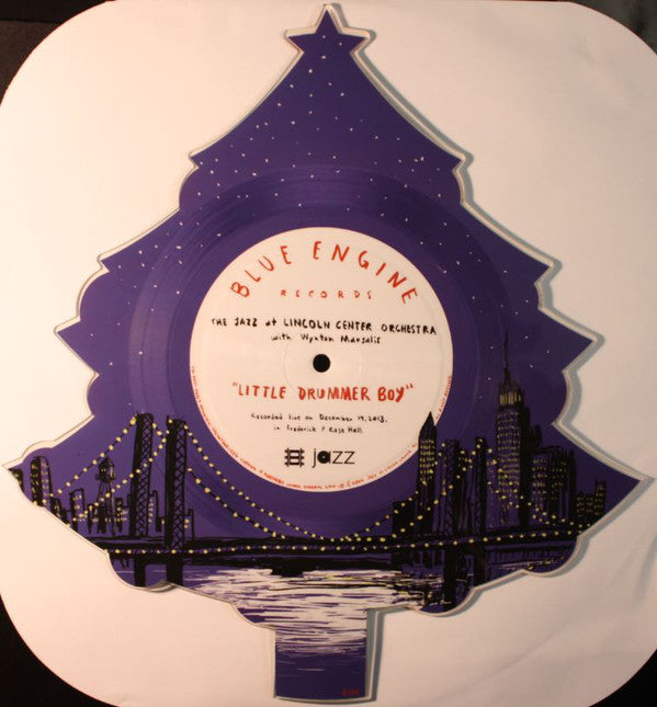 The Jazz At Lincoln Center Orchestra* With Wynton Marsalis : God Rest Ye Merry Gentleman / Little Drummer Boy (12", Shape, RSD, Ltd, Pic)