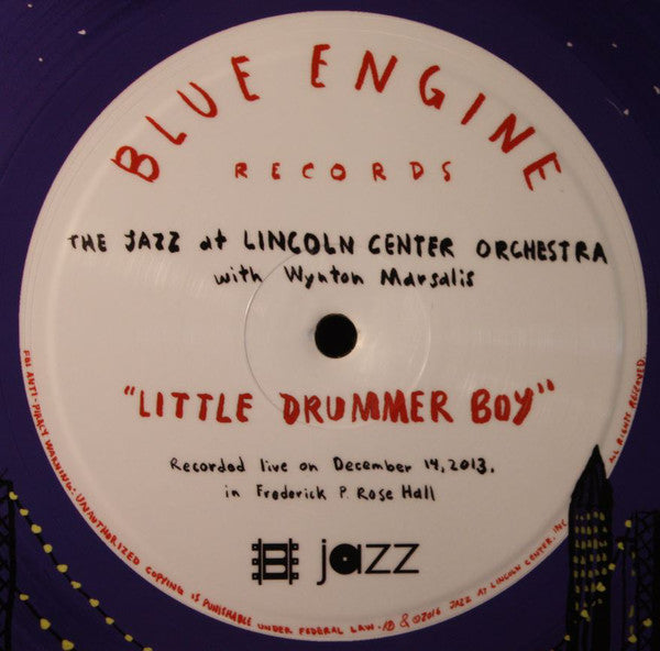 The Jazz At Lincoln Center Orchestra* With Wynton Marsalis : God Rest Ye Merry Gentleman / Little Drummer Boy (12", Shape, RSD, Ltd, Pic)