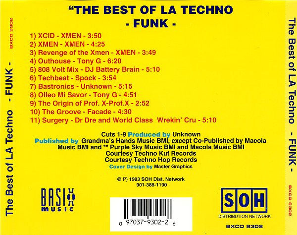 Various : The Best Of LA Techno - Funk (CD, Comp)