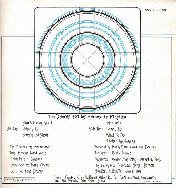The Devices : Heroes de Plastico (LP, Album)