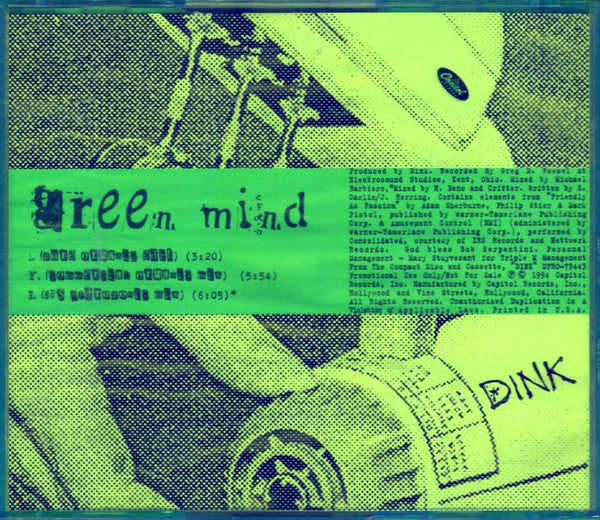 Dink : Green Mind (CD, Maxi, Promo)