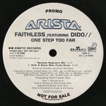 Faithless Featuring Dido : One Step Too Far (12", Promo)