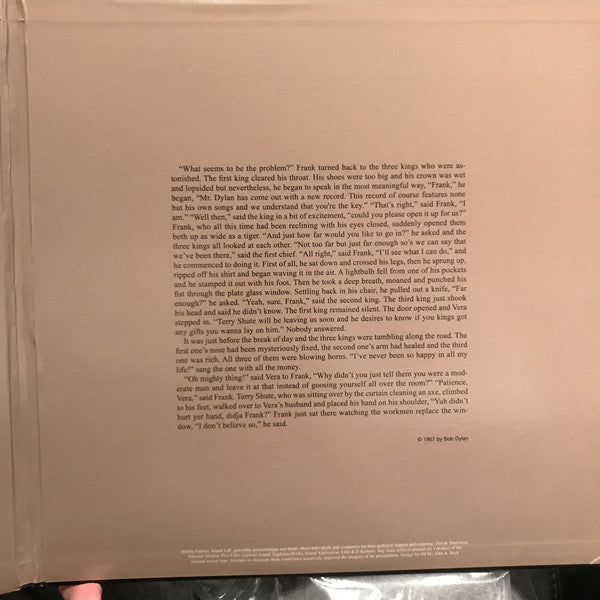 Bob Dylan : John Wesley Harding (2x12", Album, Mono, Ltd, Num, RE, RM, 180)