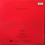 Gabrielle : Because Of You (12", Single)