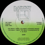 San (3) : Too Many Times Too Many Changes (12")