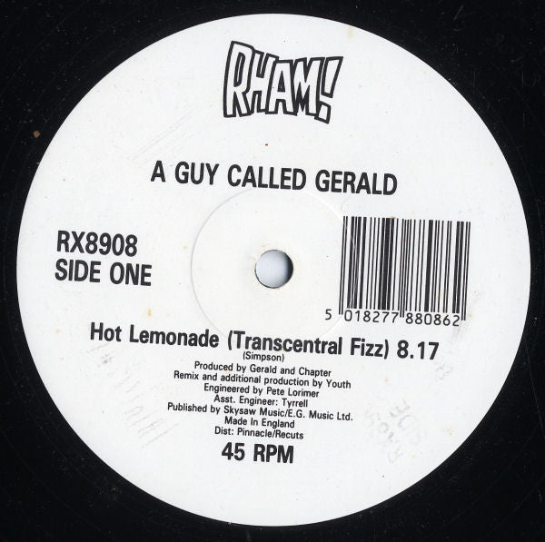 A Guy Called Gerald : Hot Lemonade (Remix) (12")