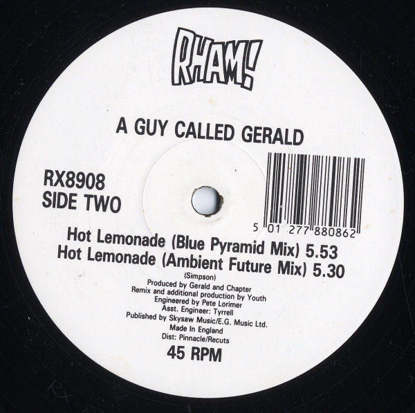 A Guy Called Gerald : Hot Lemonade (Remix) (12")