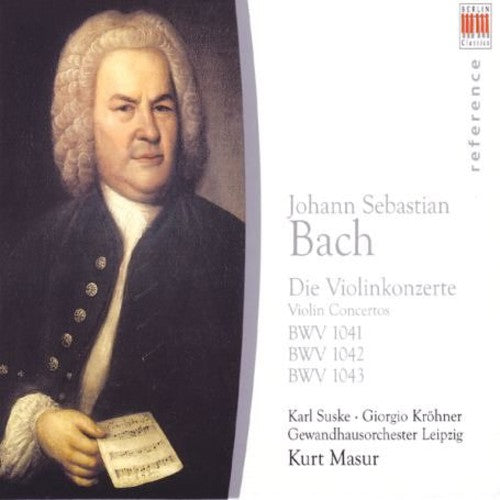 the album cover for J.S. Bach - Violin Concertos