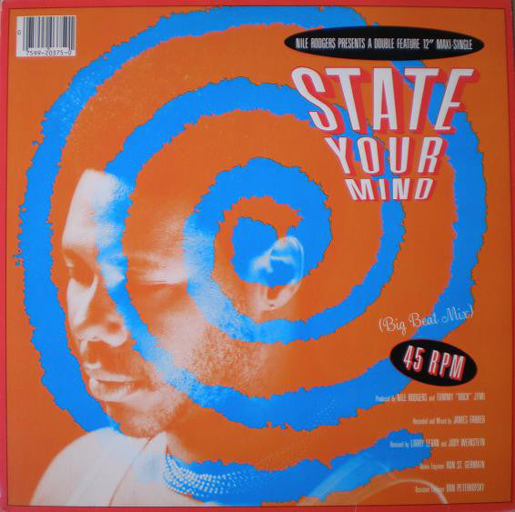 Nile Rodgers : State Your Mind / Stay Out Of The Light (12", Maxi)