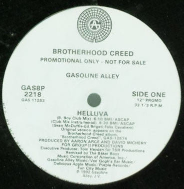 Brotherhood Creed : Helluva (12", Promo)