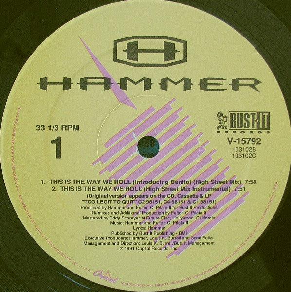 Hammer* : This Is The Way We Roll (12")