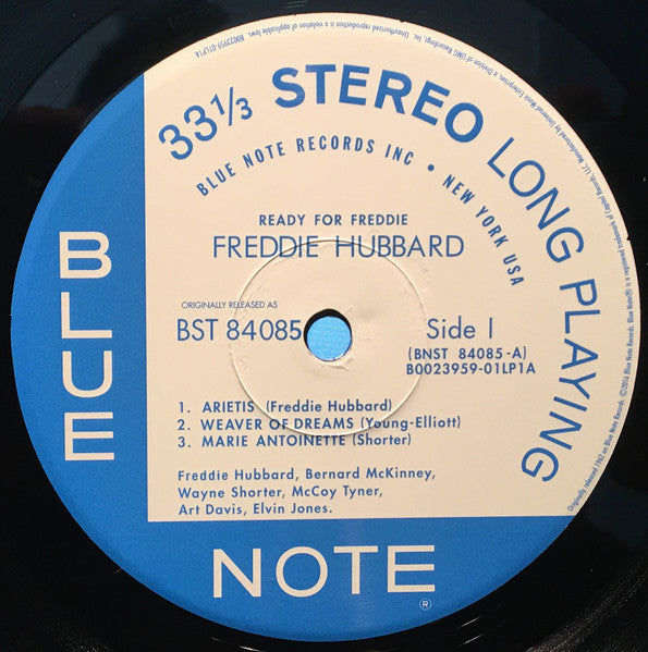 Freddie Hubbard : Ready For Freddie (LP, Album, RE, RM, Gat)
